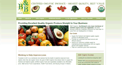 Desktop Screenshot of bborganics.com