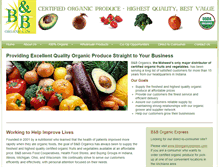 Tablet Screenshot of bborganics.com